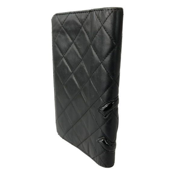 Chanel Black Bifold Wallet Long Cambon - Picture 1 of 8